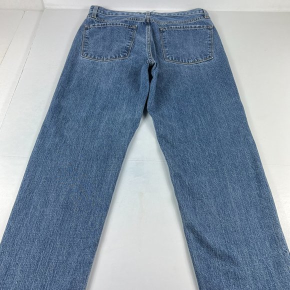 J Brand Jeans Women's 28 Tate Boyfriend Senska Destruct Blue Distressed Denim - Picture 9 of 16